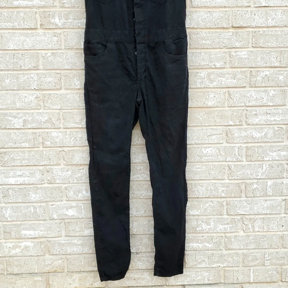 6397 Sleeveless Dark Dusty Black Jumpsuit and Rompers, Size Small, NWOT